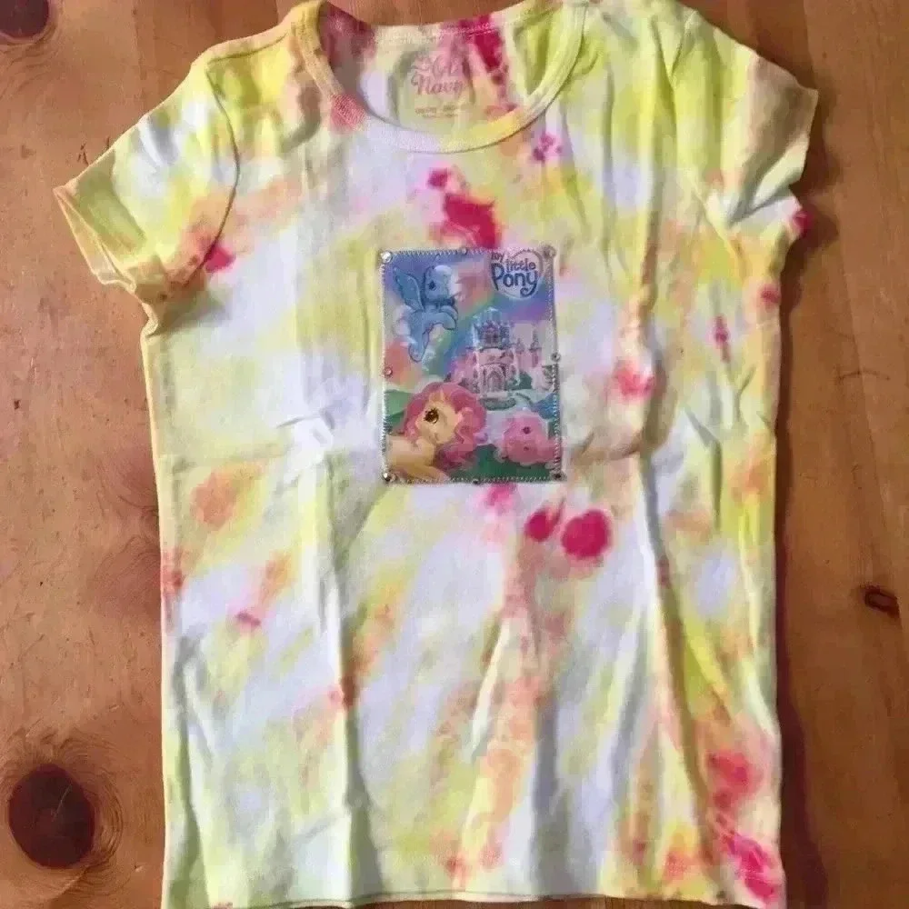 My Little Pony Tie dye girls S character T-shirt old navy